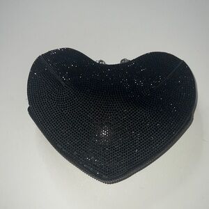 NWOT zara blogger fav heart clutch